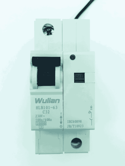 WULIAN SMARTAIRSWITCH - Pastilla Térmica Inteligente / 30 Amp / Medidor de Consumo / Administracion y control desde celular a traves de APP/ Requiere Brain para comunicacion por Zigbee
