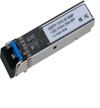 DAHUA GSFP-1310-20-SMF Módulo óptico Gigabit/ Doble fibra monomodo/ Puerto LC/ Envío de 1310nm y recepción de 1310nm/ Distancia de transmisión hasta 20 km