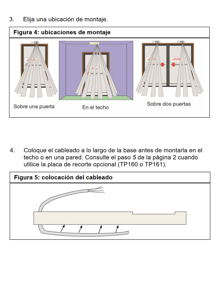 BOSCH I_DS161- DETECTOR DE SALIDA/ CONTROL DE PUERTAS CON ALERTA/ COBERTURA DE 2.4 X 3 MTS  COLOR NEGRO