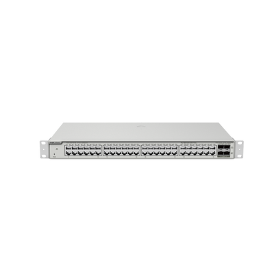 Switch Administrable Capa 2+ Plus  con 48 puertos Gigabit + 4 SFP+ para fibra 10Gb  gestión gratuita desde la nube