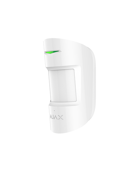 AJAX CombiProtectW - Detector inalámbrico combinado de rotura de cristal y movimiento. Color Blanco (28267.06.WH3)