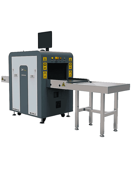 ZKTECO ZKX5030C - Máquina de  Rayos X para equipaje / Energía Doble / Túnel de  50 x 30 cm / Capacitación en Sitio Incluida