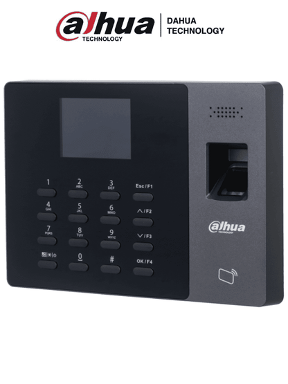 DAHUA ASA1222GL-D - Control de Asistencia Stand Alone con Batería Incluida/ 1000 Usuarios  Passwords y Tarjetas ID/ 2000 Huellas/ 100 000 Registros de Asistencias/ Protocolos TCP/IP/UDP/IPv4/  USB p/Exportar Registros/ Horarios