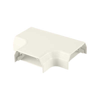Accesorio en "T"  para uso con canaleta T70  Material PVC Rígido  Color Blanco