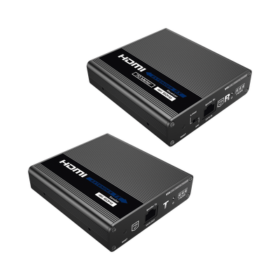 Kit Extensor HDMI hasta 700 metros con Conexión en Cascada / 4K @ 60 Hz/ 70 metros PTP con Cat 6  6a y 7 / IPCOLOR / CERO LATENCIA / SIN COMPRIMIR / Salida Loop / IR bidireccional / Puerto S/PDIF / Soporta ARC / Soporta 10 TT-676-Rx.