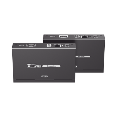 Kit Extensor MATRICIAL HDMI para distancias de 120 metros / Resolución 4K @ 30Hz / Cat6 / Soporta 100 TX de entrada e Ilimitados RX en la salida / Control por PC  Control Remoto y Botón / Compatible con Switch IGMP.