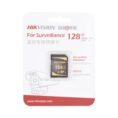 Memoria SD Clase 10 de 128 GB / Especializada Para Videovigilancia