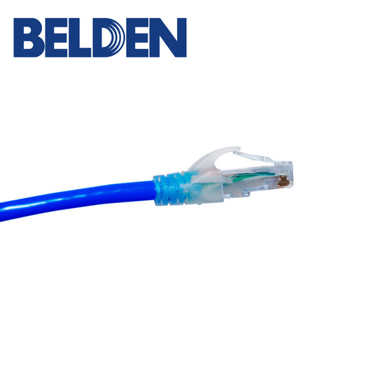 PATCH CORD DIAMETRO REDUCIDO UTP CAT6A BELDEN CAD1108004 / INTERIOR / GRIS / 4 PARES / 28 AWG / FORRO PVC / CMR / 4 PIES 1.2 METROS