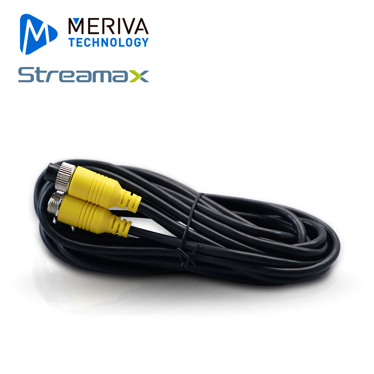 CABLE TIPO DIN DE AVIACIÓN 6 PINES SERIE ECO PARA DVRS MÓVILES MERIVA TECHNOLOGY MCBEIP50 5 METROS