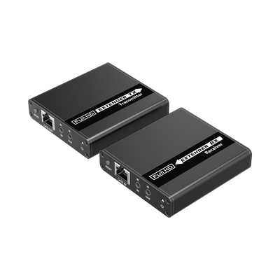 Kit Extensor HDMI para distancias de 70 metros / Soporta resoluciones 720 y 1080P @ 60 Hz / Cat 6  6a y 7 / Cero Latencia / Uso 24/7 / HDR10 / Salida Loop /  Configuración EDID / Soporta control remoto del equipo fuente / Salida de audio de 3.5mm