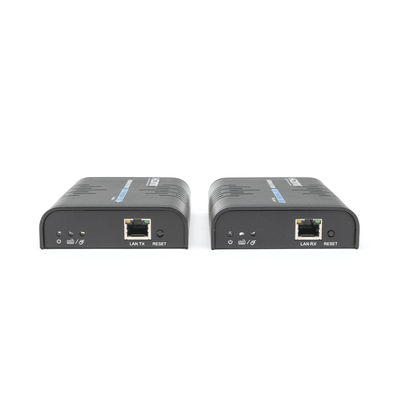 Kit extensor KVM (HDMI y USB) hasta 120 metros / Resolución 1080P @ 60 Hz/ Soporta Cables de red STP y UTP CAT5/5E/6 /  HDMI 1.3 / HDCP 1.2 / PCM / Transmite el Video  Mouse  Teclado y Controla tu DVR vía USB a distancia
