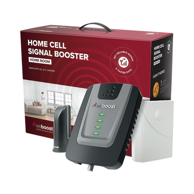 KIT de Amplificador de Señal Celular Home Room  especial para Datos 4G LTE  3G y Voz. Mejora la señal en áreas de hasta 140 metros cuadrados.