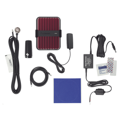 KIT Amplificador de Señal Celular 4G LTE  3G y VOZ. Drive Reach Fleet. Especial para flota de vehículos que requieren un amplificador permanente. Policía  reparto  servicio  gubernamentales  etc.