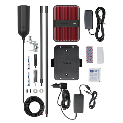 KIT Amplificador de Señal Celular 4G  3G  VoLTE y Voz Convencional  Drive Reach OTR/ Especial para Tractocamión y Pick up Pesados/ Soporta múltiples dispositivos y compañías como Telcel  AT&T y Movistar a la vez.