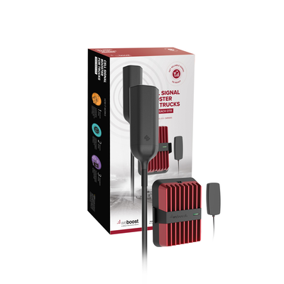 KIT Amplificador de Señal Celular 4G  3G  VoLTE y Voz Convencional  Drive Reach OTR/ Especial para Tractocamión y Pick up Pesados/ Soporta múltiples dispositivos y compañías como Telcel  AT&T y Movistar a la vez.