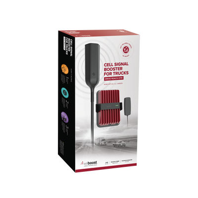 KIT Amplificador de Señal Celular 4G  3G  VoLTE y Voz Convencional  Drive Reach OTR/ Especial para Tractocamión y Pick up Pesados/ Soporta múltiples dispositivos y compañías como Telcel  AT&T y Movistar a la vez.