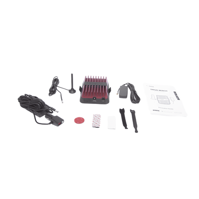 KIT de Amplificador de Señal Celular  DRIVE REACH | Capta Señal Celular de las Torres más Lejanas para que se Mantenga Comunicado y con Datos 4G LTE y 3G | Ideal para cualquier tipo de Vehículo de Pasajeros  Camionetas  Pick up