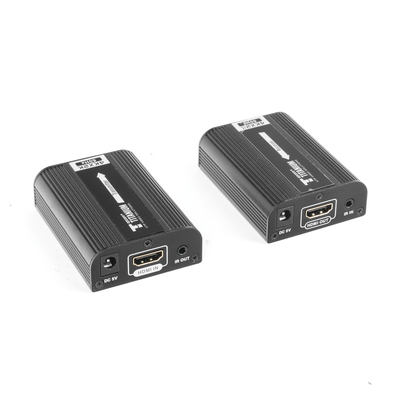Kit Extensor HDMI para distancias de 30 metros / Resolución 4K x 2K@ 30 Hz/ Cat 6  6a y 7 / HDCP2.2 / HDMI 2.0  / Soporta PCM  HDbitT / Soporta control remoto del equipo fuente.