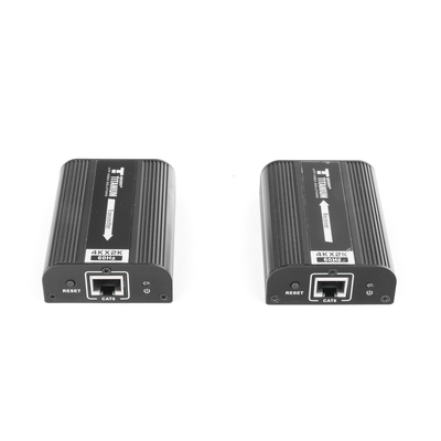 Kit Extensor HDMI para distancias de 30 metros / Resolución 4K x 2K@ 30 Hz/ Cat 6  6a y 7 / HDCP2.2 / HDMI 2.0  / Soporta PCM  HDbitT / Soporta control remoto del equipo fuente.