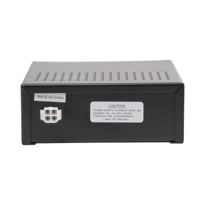 Sirena Vehicular de 100W de Potencia  Con Switch Giratorio de 6 posiciones y Micrófono Integrado de Uso Rudo