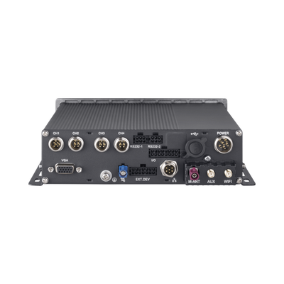 DVR Móvil 1080P / 4 Canales TURBO + 4 Canales IP / Soporta 4G / WiFi / GPS / Soporta HDD / Entrada y Salida de Alarmas / Salida de Vídeo