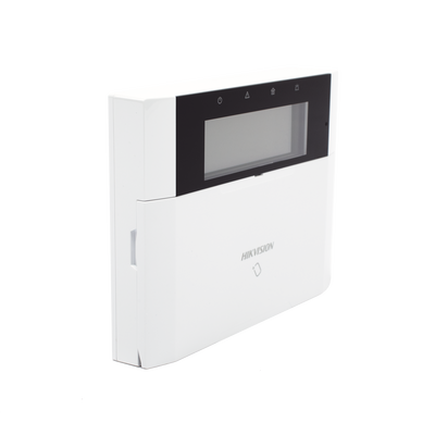 (AX HYBRID PRO) Teclado Compatible con el Panel Hybrid Pro Hikvision DS-PHA64-LP y DS-PHA64-LP(B) / Pantalla LCD / 2 zonas cableadas / 1 salida de alarma / 64 Llaveros