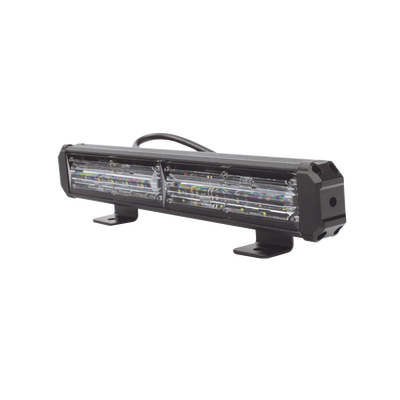 Barra de Luz de Advertencia  2 Módulos de 6 LED  11 Pulgadas Ámbar