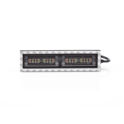 Luz direccional cubierta de ventana  12-24 Vcc  2 cabezales dual color  ámbar/claro