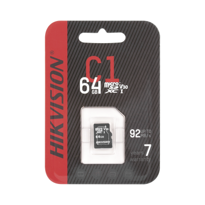 Memoria microSD para Celular o Tablet / 64 GB / Multipropósito / Clase 10