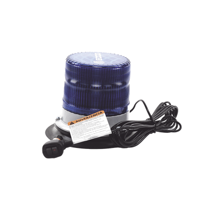 Baliza led pulso  12-24vdc  11 patrones de flash  montaje de imán de vacío  azul