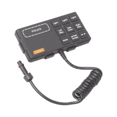 Barra de luces de 47" rojo/azul  88 LED  con control de tráfico en color ámbar  ideal para equipar unidades de seguridad publica