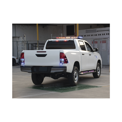 Barra de luces de 47" rojo/azul  88 LED  con control de tráfico en color ámbar  ideal para equipar unidades de seguridad publica