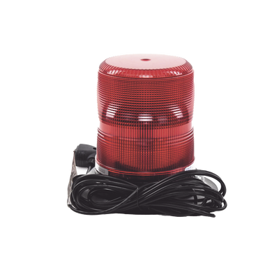 Baliza LED color rojo con montaje magnético de succión de 7" de altura