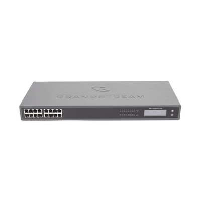 Gateway VoIP GrandStream ATA de 16 puertos FXS + 1 puerto TELCO de 50 pins  p/montaje en rack