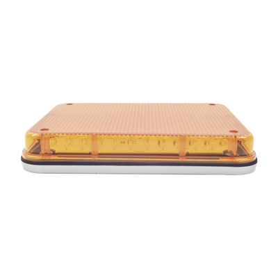 Luz de Advertencia de 9X7"  Color Ámbar  Ideal para Ambulancias