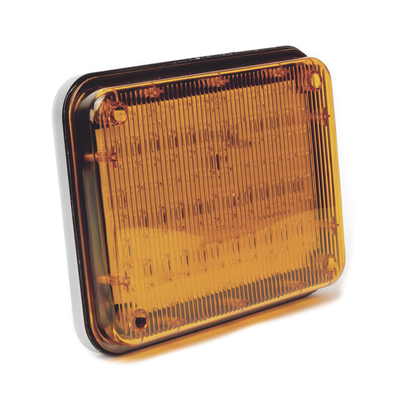 Luz de Advertencia de 9X7"  Color Ámbar  Ideal para Ambulancias