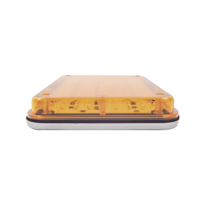 Luz de Advertencia de 9X7"  Color Ámbar  Ideal para Ambulancias