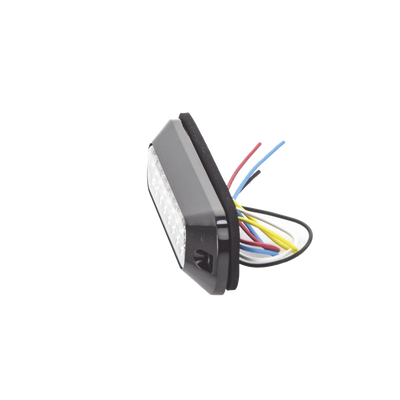 Luz Auxiliar Serie X3744  8 LEDs Ultra Brillantes  color rojo claro.