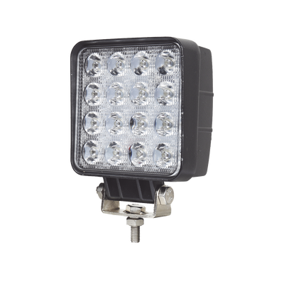 Luz de trabajo de 16 LED  4000 Lumenes  48 Watts  10-30 Vcc  IP67