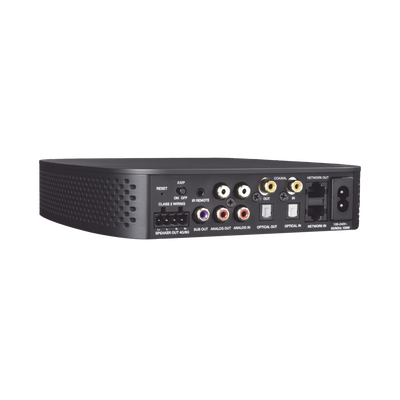 Amplificador una Zona  2 Canales  50 W por Canal  con Chromecast  Alexa Cast  Airplay  Spotify Connect: funciona con Google Assist