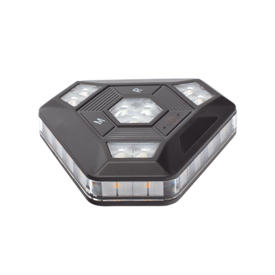 Luz Auxiliar Ámbar Ultra Brillante Para Automóviles  Motocicletas y Bicicletas Con Montaje Magnético