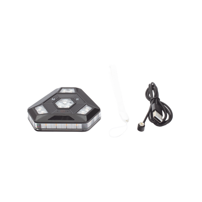 Luz Auxiliar Ámbar Ultra Brillante Para Automóviles  Motocicletas y Bicicletas Con Montaje Magnético
