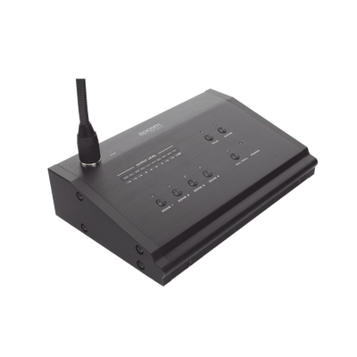 Micrófono a Distancia de 4 Zonas para Sistema de Voceo SF4240MP â”‚ No compatible con SF4240UC o SF2240UC