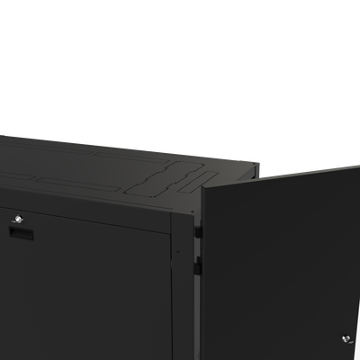 Gabinete Profesional para Telecomunicaciones de 24UR  600 mm de Ancho x 1200 mm de Profundidad.