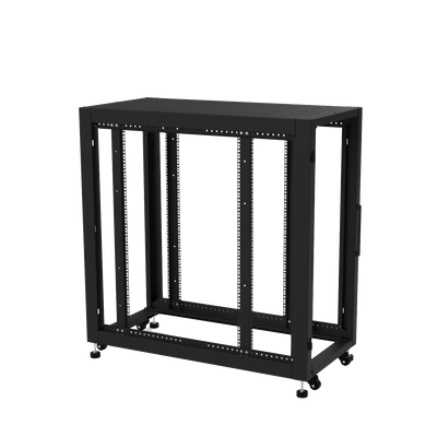 Gabinete Profesional para Telecomunicaciones de 24UR  600 mm de Ancho x 1200 mm de Profundidad.