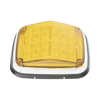 Luz de advertencia de 8 X 6"  Color Ámbar  SAE   IP67  Ideal para Ambulancias