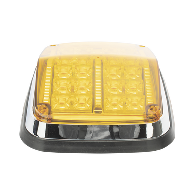 Luz de advertencia de 8 X 6"  Color Ámbar  SAE   IP67  Ideal para Ambulancias