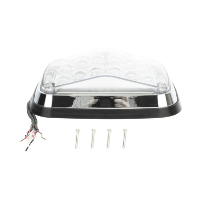 Luz de advertencia de 8 X 6"  Color Claro  SAE  IP67  Ideal para Ambulancias