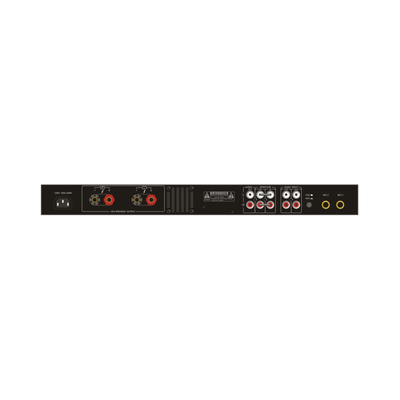 Amplificador de Audio | 2 x 60W | Baja Impedancia 4 - 8O | Reproductor Bluetooth  USB  SD | Efectos Integrados Delay  Echo  Repeat