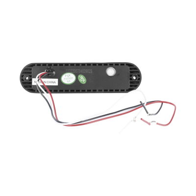 Luz Auxiliar Ultra Brillante  IP67 de 6 LEDs  Color Rojo/Azul  con mica transparente y bisel negro
